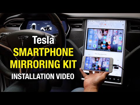 TESLM1 Tesla Model S & X Smartphone Mirroring Kit-4