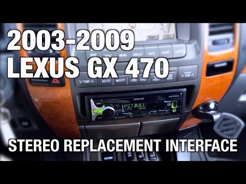 Beat-Sonic MVA-81 Stereo Replacement Kit for 2003-2009 Lexus GX 470 models with factory navigation-8